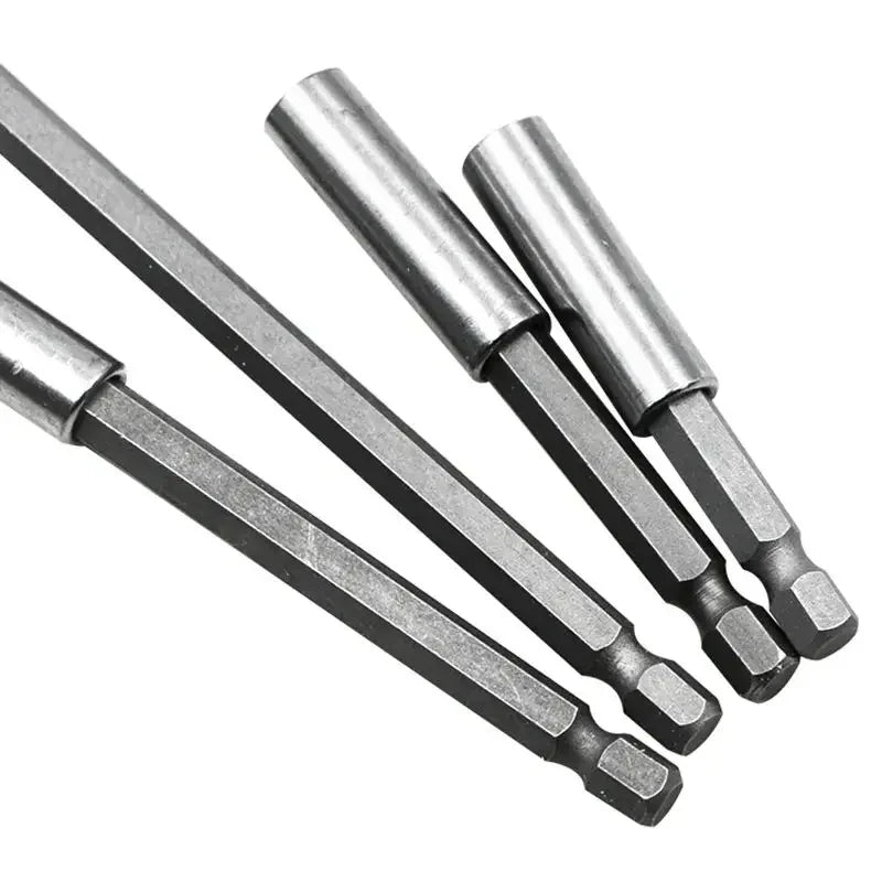 1/4'' Strong Magnetic Hex Screwdriver Bit Extension Connecting Rod Sleeve Pistol Drill Extension Rod 6.35mm Sleeve Quick Adapter
