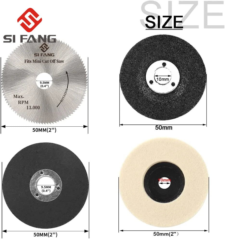 2 Inch Mini Cutting Disc Circular Resin Grinding Wheel 50mm For Angle Grinder Steel Stone Sanding Disc Cutting Angle Grinding