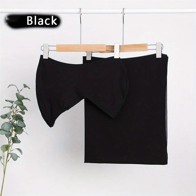 2pcs/set Solid Color Chiffon Hijab Thin Breathable Turban Long Head Scarf With Neck Base Hat For Women Casual Outdoor Viralgem Store