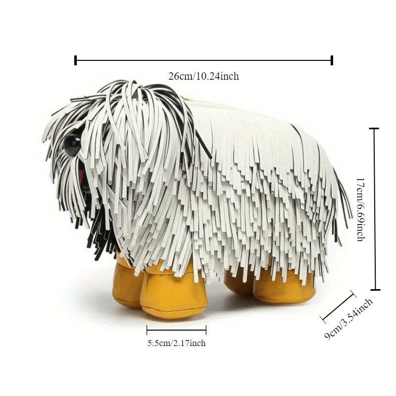 Women's Wallets and Handbags Luxury Designer PU Leather Crossbody Wallet Cute Dog Shaped Evening Bags Women's Bags Viralgem Store