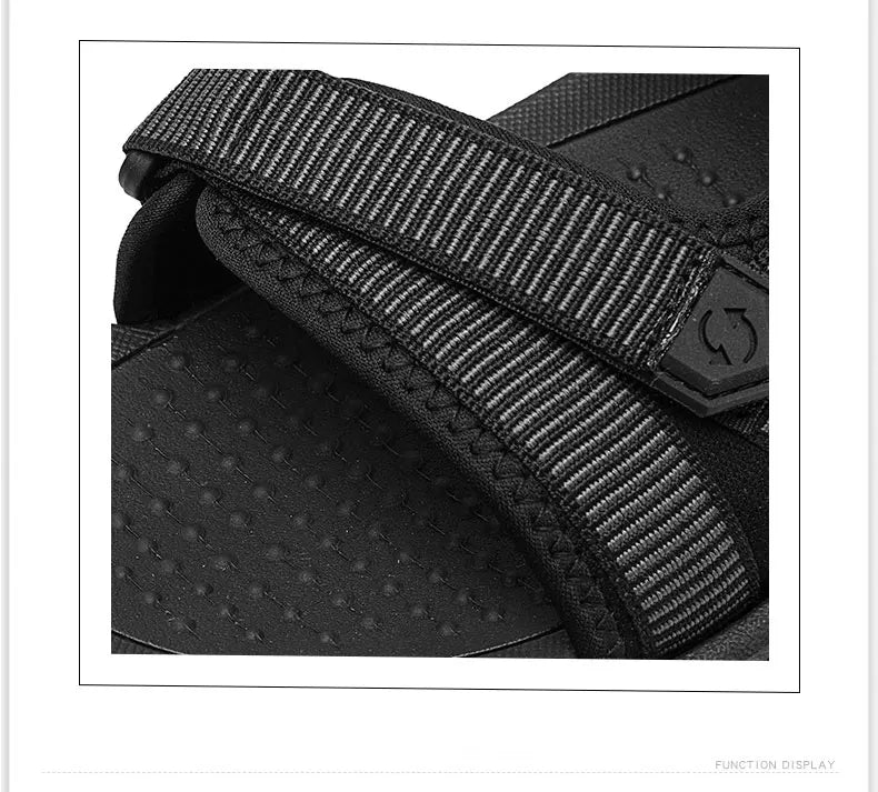 Vanmie Sandal Men 2023 Summer Sandals for Men Leisure Beach Sandals Male Summer Shoes Lightweight Outdoor Casual Shoes