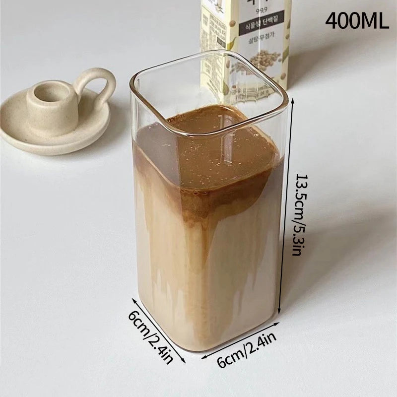 250ml-865ml INS Glass Cup Pineapple Shape Coffee Mug Transparent Cocktail Bar Beverages Soda Water Juice Mugs Cup Drinkware Viralgem Store