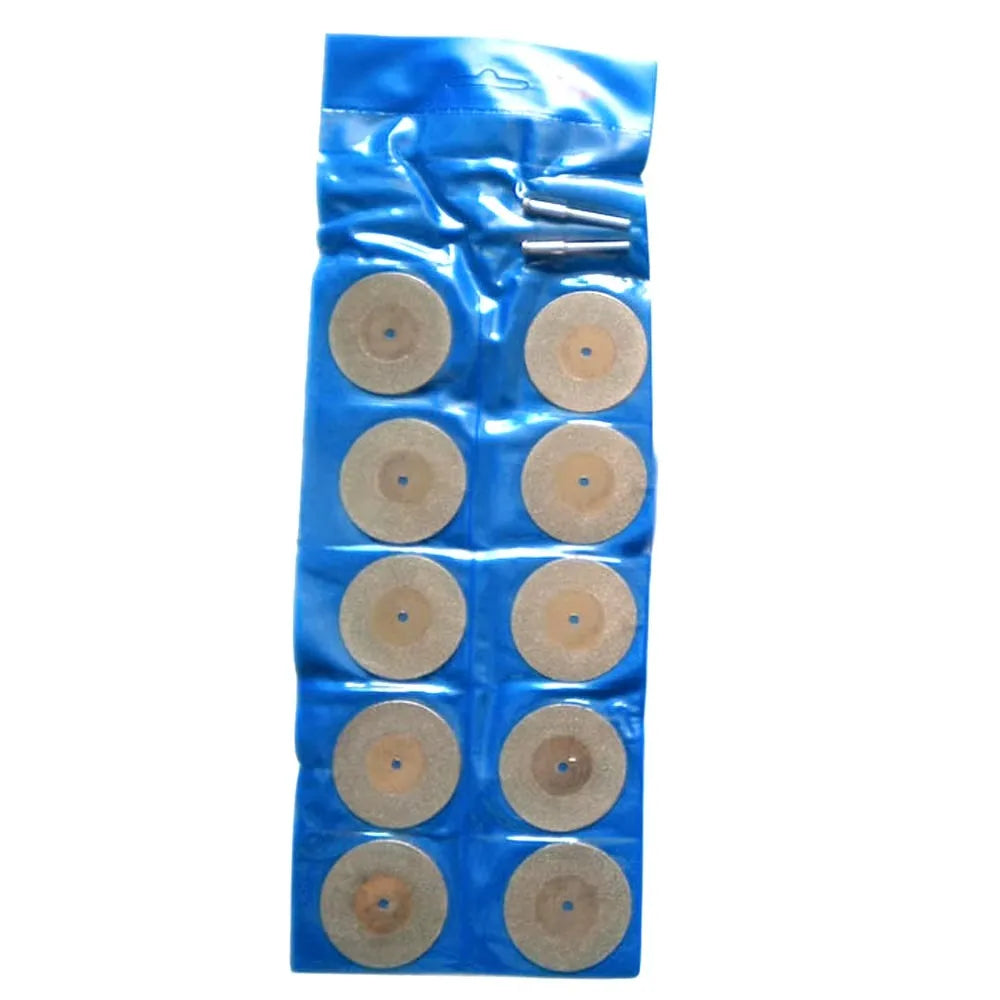 10PCS 50mm mini cutting disc Diamond Coated Grinding Polishing Rotary Grind Disc saw Blade Cutting Cut Off Wheels Disc Tools Viralgem Store