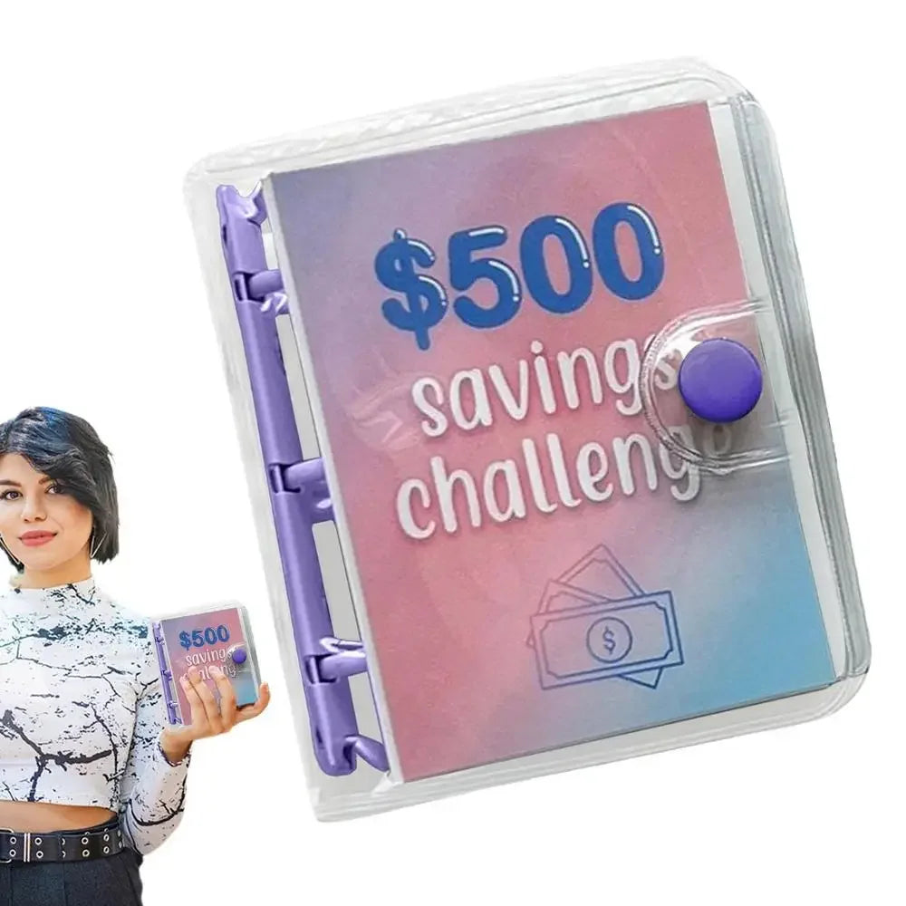 1000 Savings Challenge Binder , Money Saving Binder, Savings Challenges Book with Envelopes, Envelope Savings Challenge, Mini Bu
