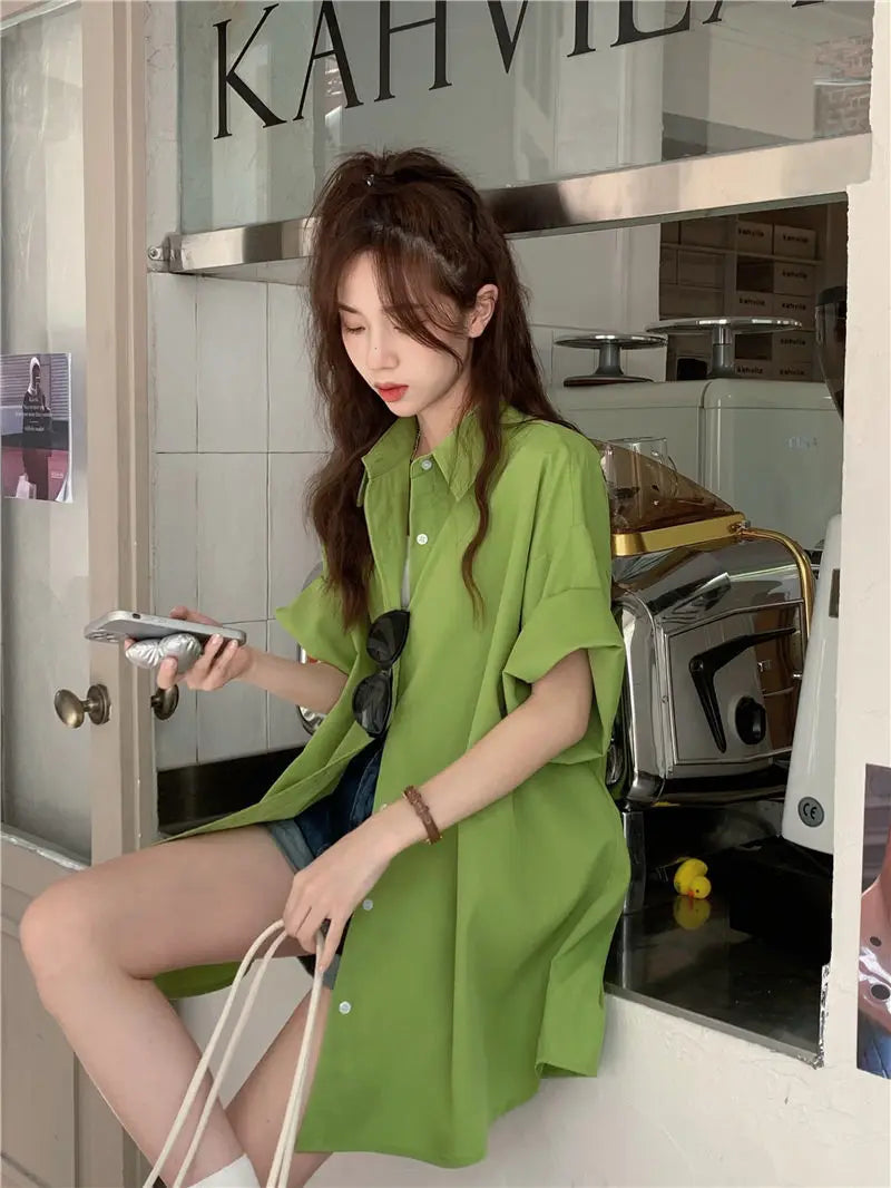 XEJ Elegant and Youth Woman Blouses Oversize Shirts Woman Summer Women's Clothing Spring 2022 Short Hand Shirt Youth Blouses