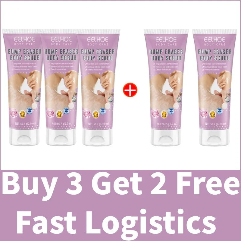 7-Day Fast Body Scrub Cream Moisturizing Skin Repair Keratosis Pilaris Removing Strawberry Legs Eraser Nourishing Body Skin Care Viralgem Store