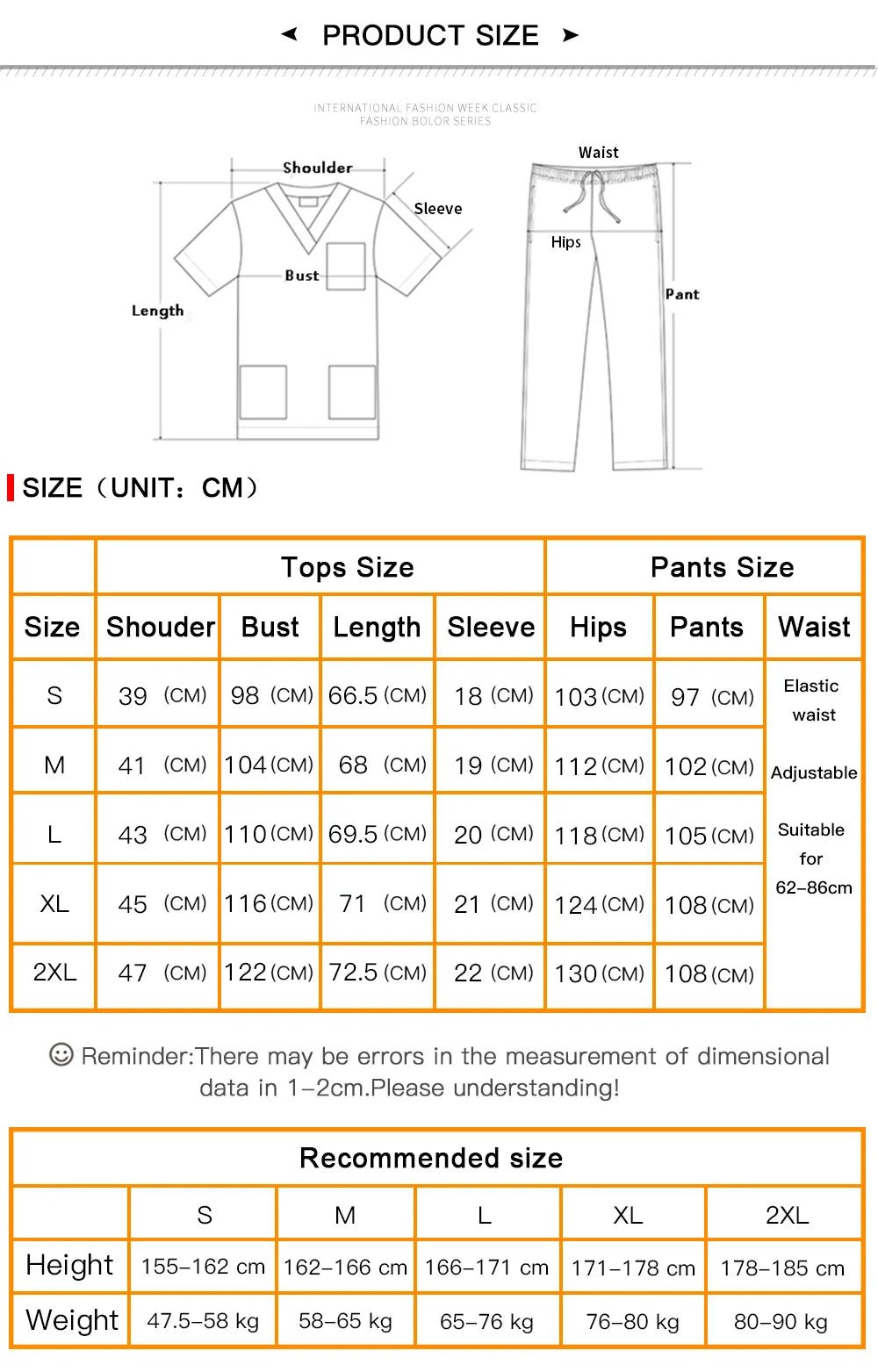 Surgical Uniforms Woman Scrub Set Medical Nurse Beauty Salon Workwear Clinical Scrubs Top + Pant Spa Doctor Nursing Tunic Suit