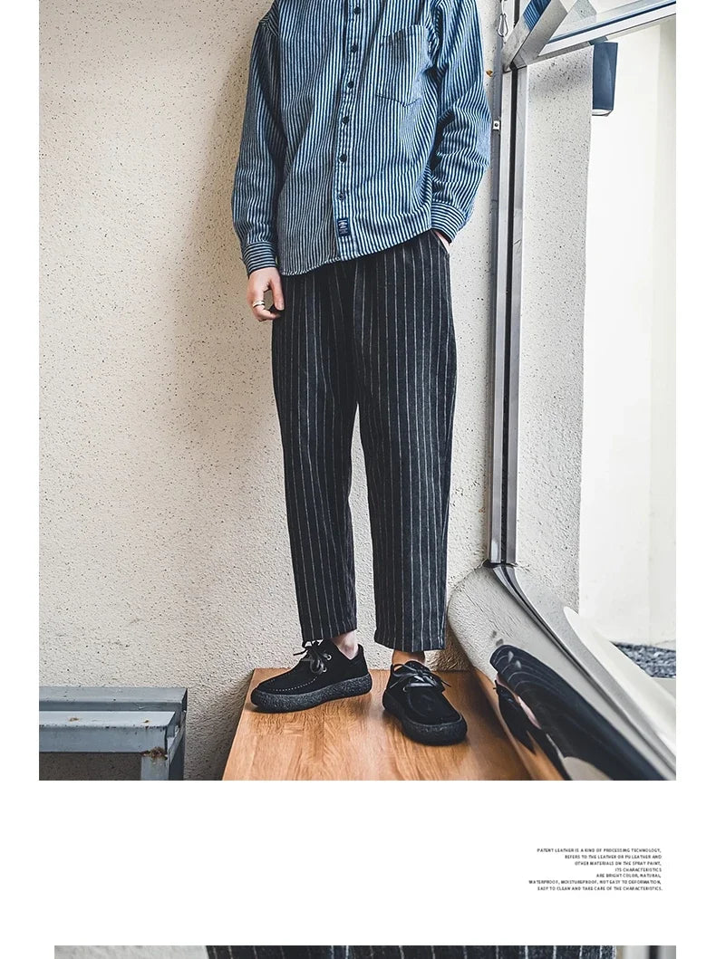 2024 Canvas Men Shoes New Male Loafer Lightweight Soft Sole Breathable Slip-On Walking Casual Shoes for Men