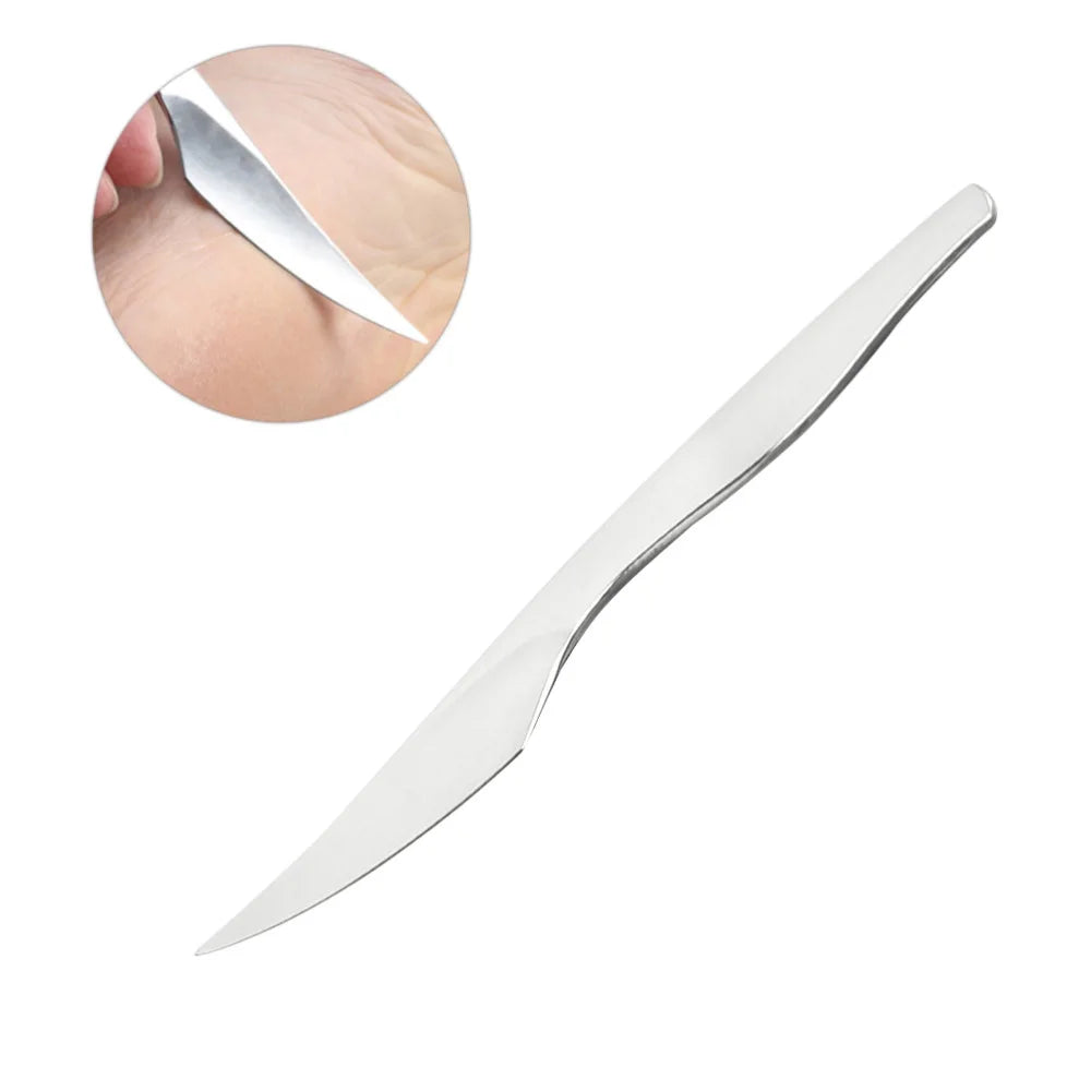 Stainless Steel Pedicure Knife Professional Dry Dead Cuticle Remover Foot Care Tool Nail Tool Viralgem Store