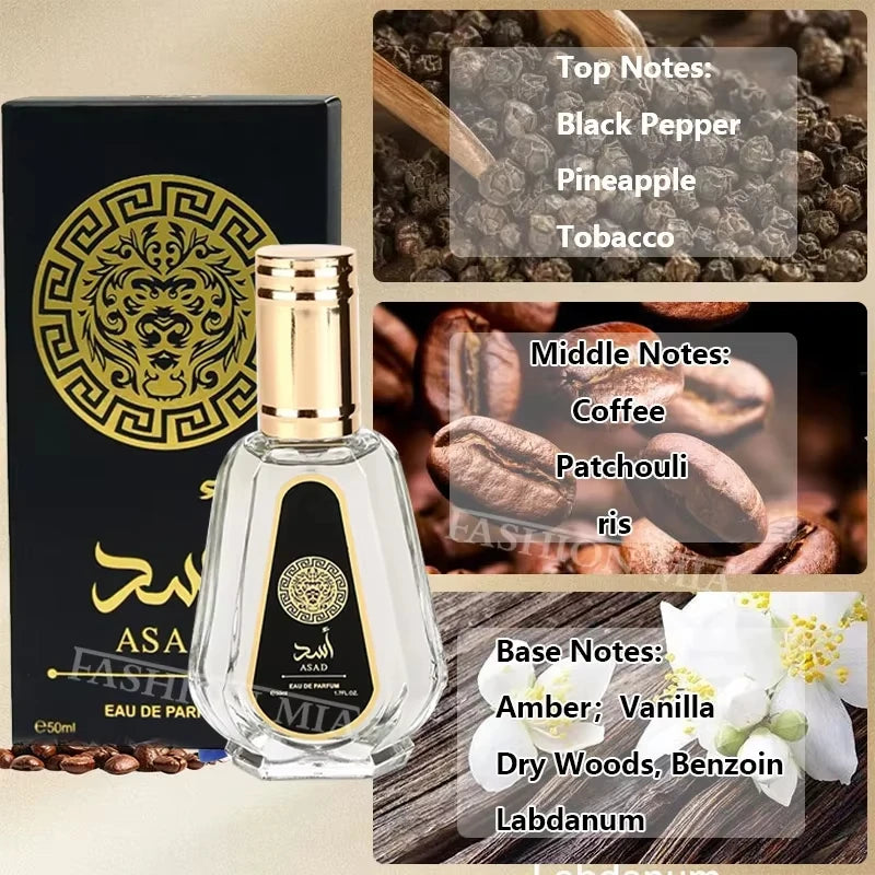 100ml Original Arab Men Perfumes Long-Lasting Sweet Woodiness Fragrance Classic Body Spray Black Portable Cologne Perfum Unisex Viralgem Store