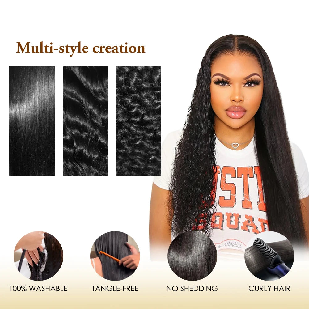30 Inch Loose Wave Bundles 100% Human Hair Natural Black 14-32 Remy Hair Extensions Raw Hair Bundles For Women 10A Thick Bundles