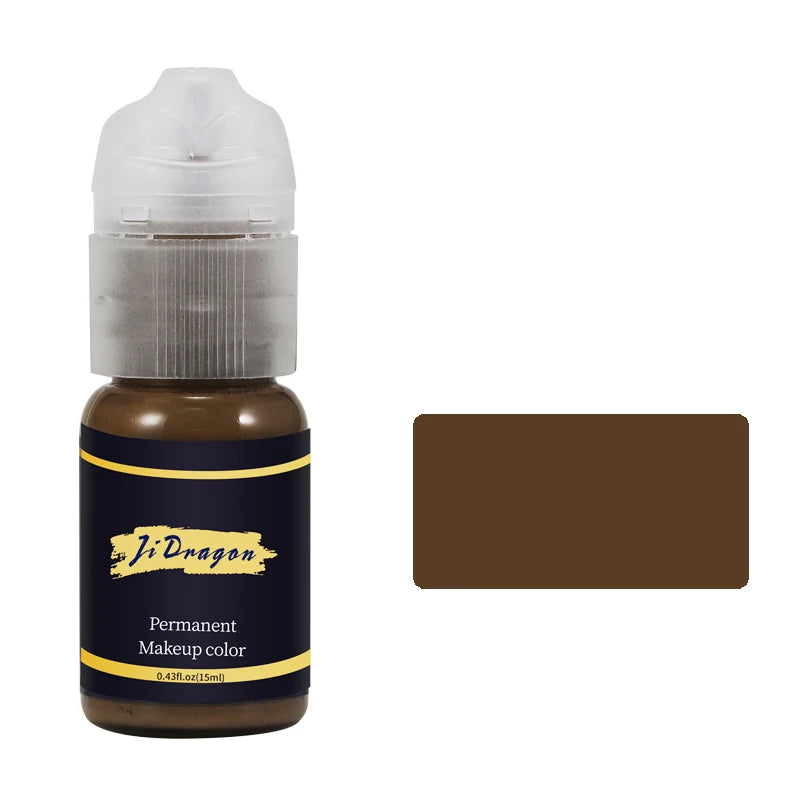 15ml Tattoo ink Pigment Color Paint Set Mix Permanent Makeup Microblading Eyebrow Lip Eyeliner SMP Beauty PMU Body Art Supplies