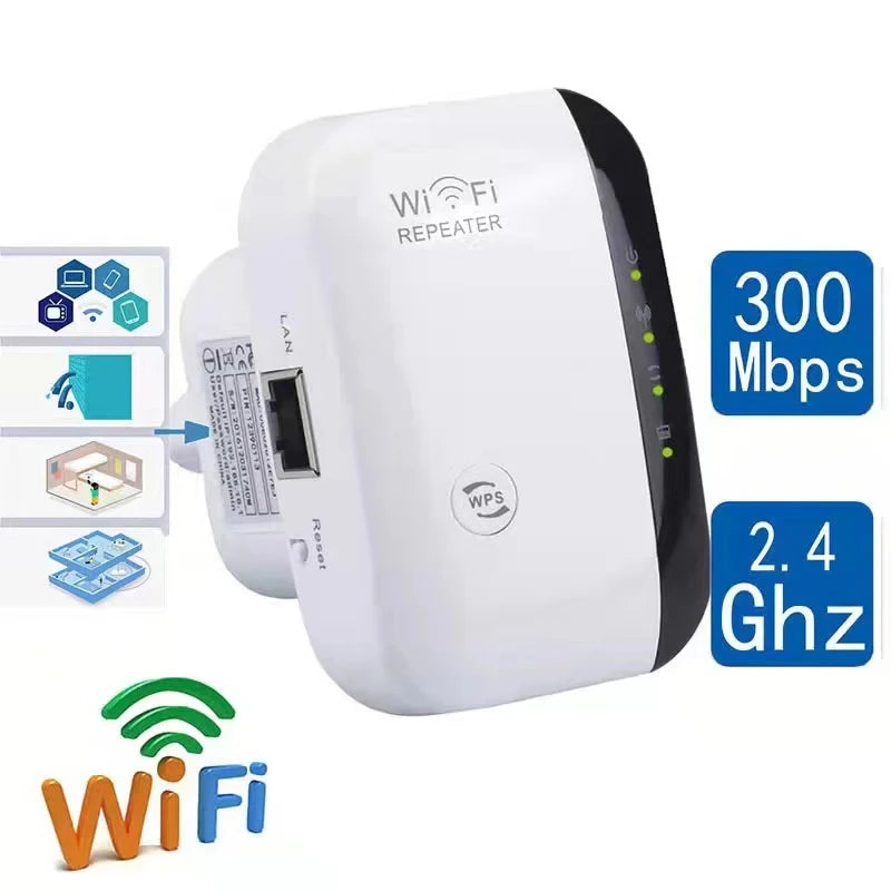 Xiaomi 300Mbps Wireless WIFI Repeater 2.4G Router Wifi Range Extender Wi-Fi Amplifier 802.11N Card Adapter For PC Home/Office