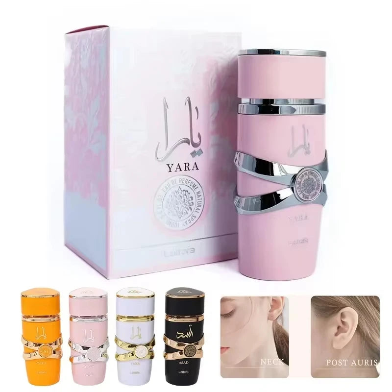 100ml Original Yara Lattafa Women Perfume Arabian Body Neutral Wood Luxury Men Perfumes Long-Lasting Pheromone Fresh Fragrance