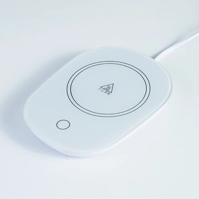 55℃ Coffee Mug Warmer Pad Cup Heater Coaster Constant Temperature Heating USB Electric Mug Mat Set Milk Water Home Office Gift