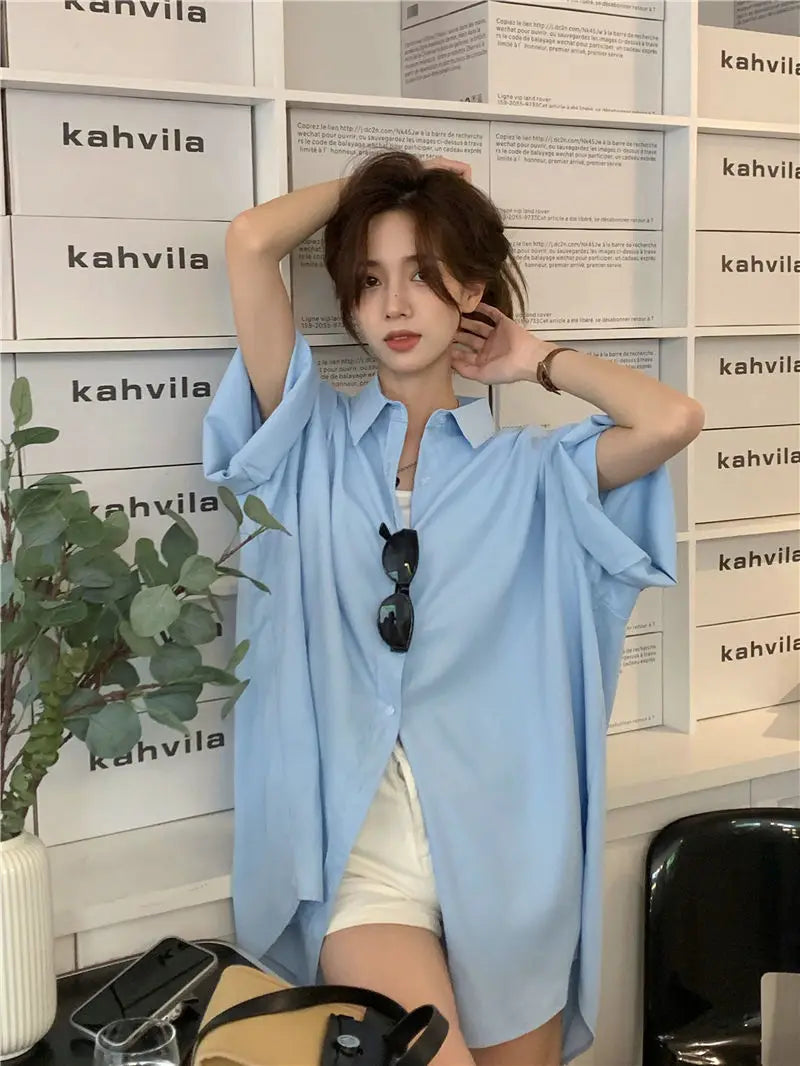 XEJ Elegant and Youth Woman Blouses Oversize Shirts Woman Summer Women's Clothing Spring 2022 Short Hand Shirt Youth Blouses