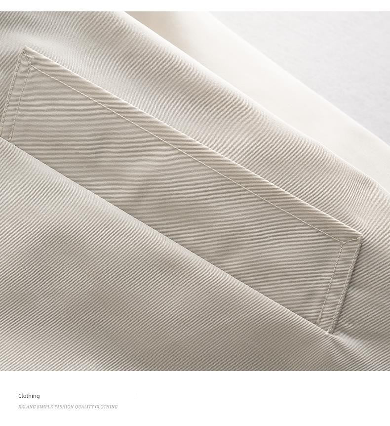 2024 Spring & Fall New Arrival K-style Loose Lapels Men's Mid-Length Trench Coat Japanese-Style Retro Casual Korean Coat Men Viralgem Store