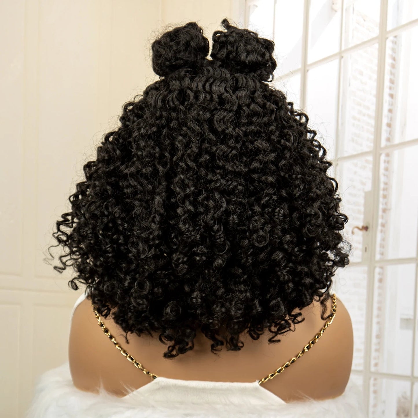 13X4 Lace Frontal Synthetic Braided Wigs for Black Women Braid Wig with Baby Hair 16inches Afro Curly Bob Wigs Braided Wig Viralgem Store
