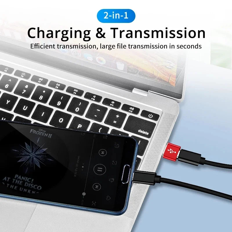 1/2PC Type C To USB 3.0 OTG Adapter USB C Male To USB Female Converter For Laptop Macbook Samsung Xiaomi USB C OTG Connector