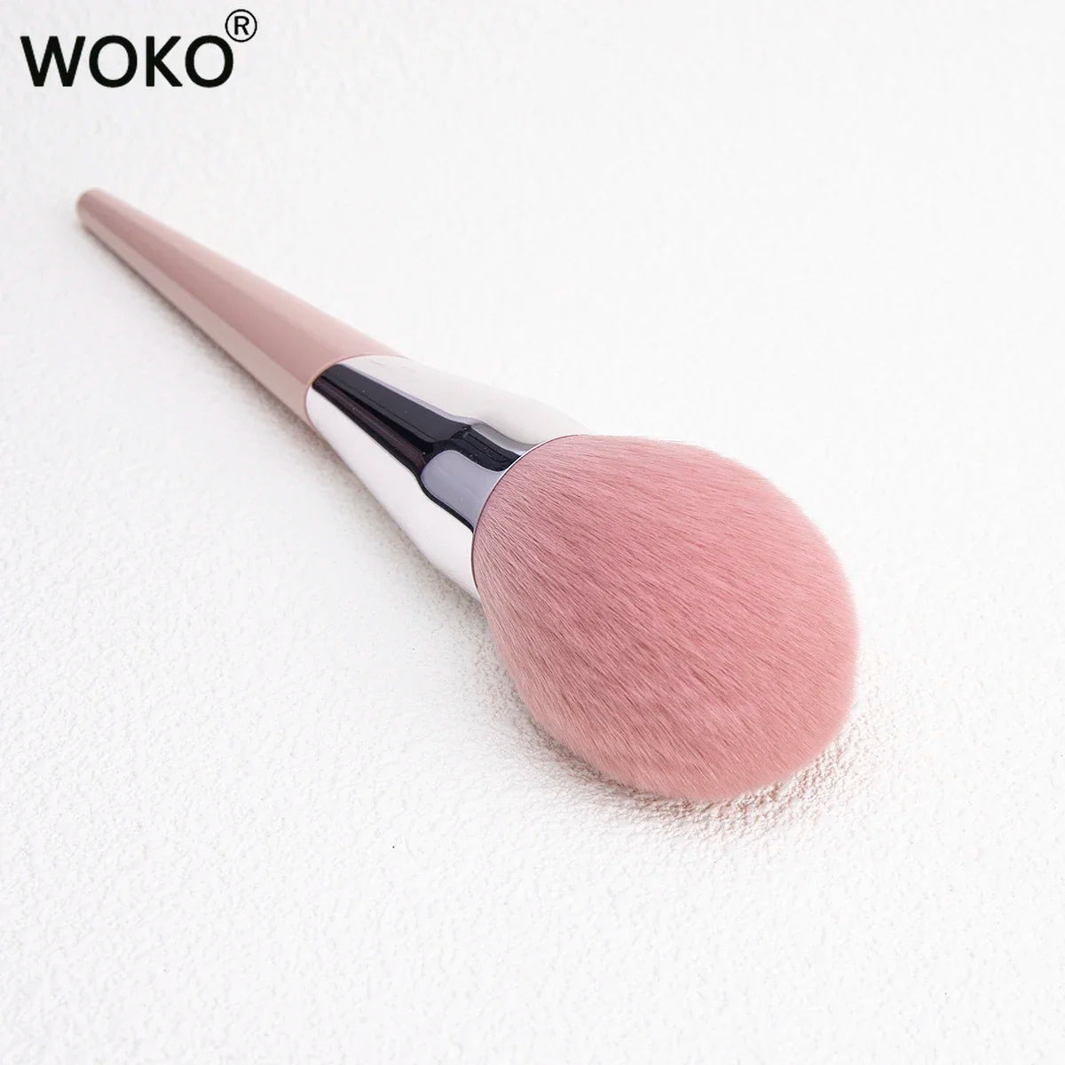 100# Large Powder Make Up Brush Big Powder Bronzer Brush Fluffy Pink Synthetic Hair Face Contour Bronzer Powder Makeup Tool Viralgem Store