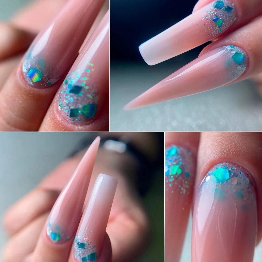 Tinovo Uno 41 Colors Builder Nail Gel in A Bottle Fiber Gel for Extensions Semi Permanent UV Building Poly Acrylic Nails Liquid