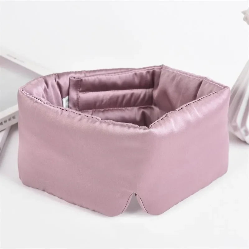 3D Memory Real Silk Sleep Mask Patches Face Sleeping Mask Eyeshade Shading Breathable Eye Mask Sleep Aid Anti Snore Eye Patch Viralgem Store