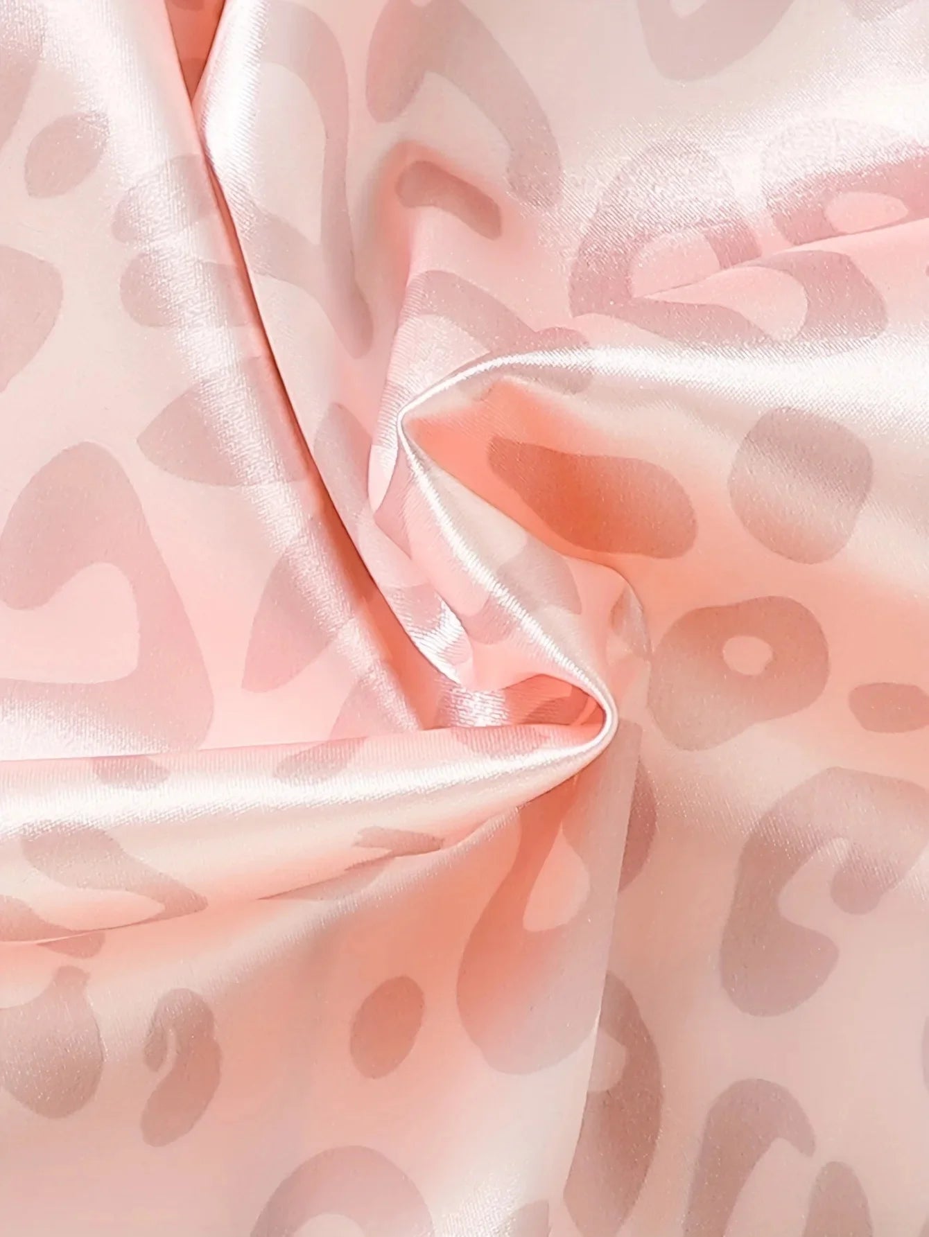 1 Set Leopard Pattern Pajama Set, Buttons Short Sleeve Top & Elastic Waistband Shorts, Women's Sleepwear & Loungewear