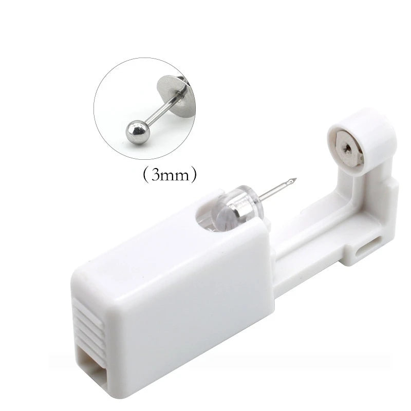 1PC Disposable Sterile Ear Piercing Unit Cartilage Tragus Helix Piercing Gun NO Pain Piercer Tool Machine Kit Stud Body Jewelry Viralgem Store