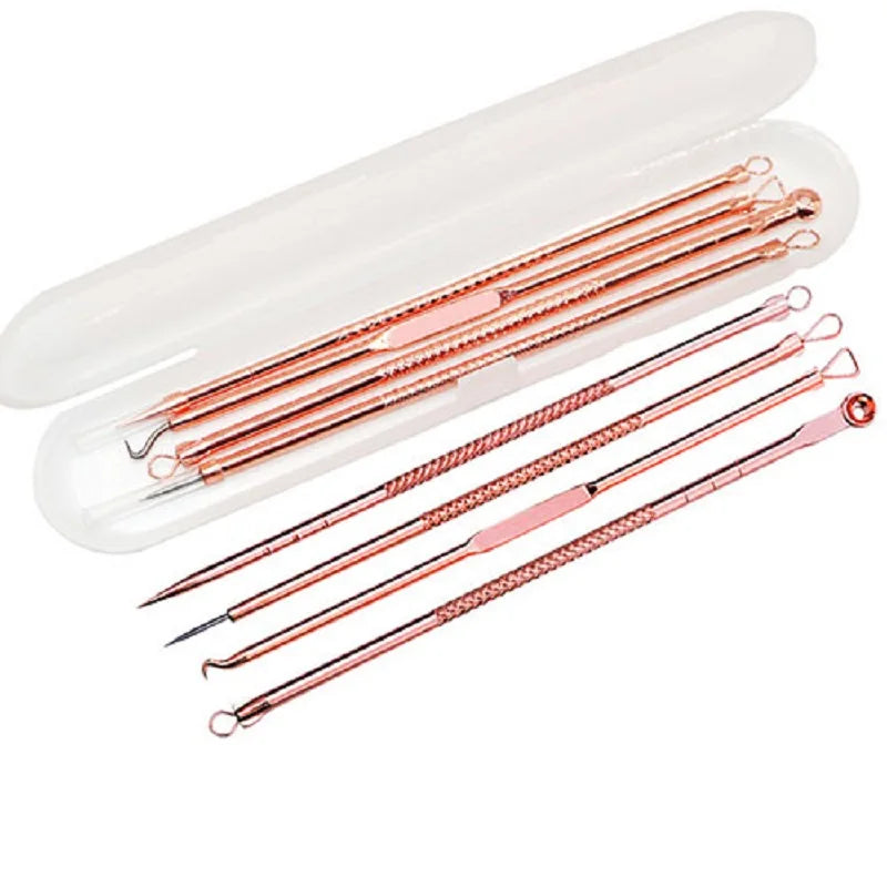 4Pcs Blackhead Removal Needles Black Dots Cleaner Stainless Spot Comedone Extractor Acne Treatment Needle Face Clean Care Tool Viralgem Store