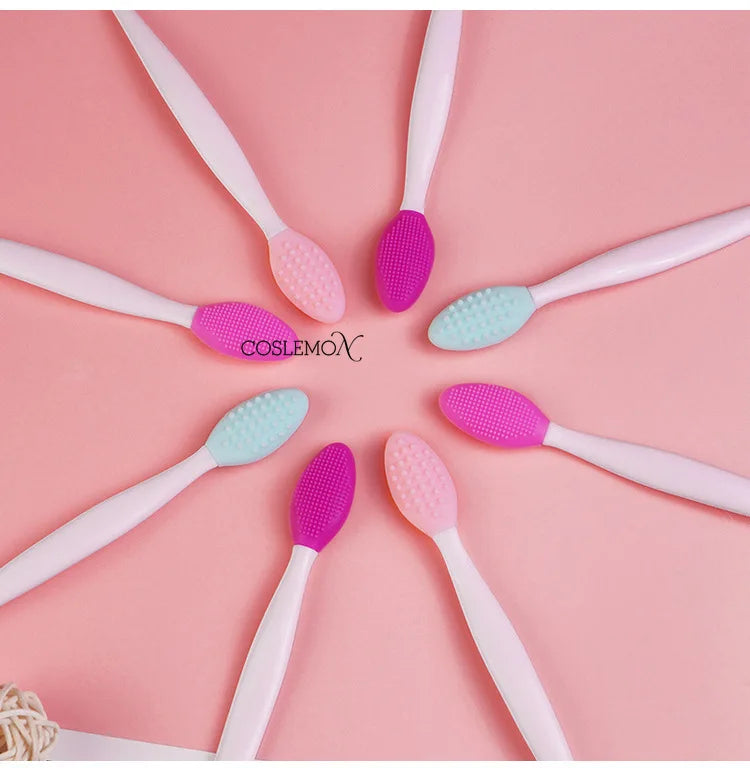 1/3pcs Silicone Cleansing Brush Beauty Skin Care Wash Face Blackhead Removal Scrub Soft Deep Cleaning Exfoliator Cleanser Tool