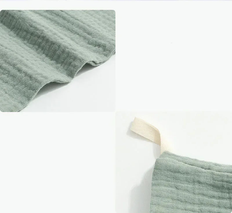2/5pcs Baby Saliva Soft Absorbent Gauze Cotton Burp Cloth Kindergarten Handkerchief Newborn Washcloth Nursing Towel