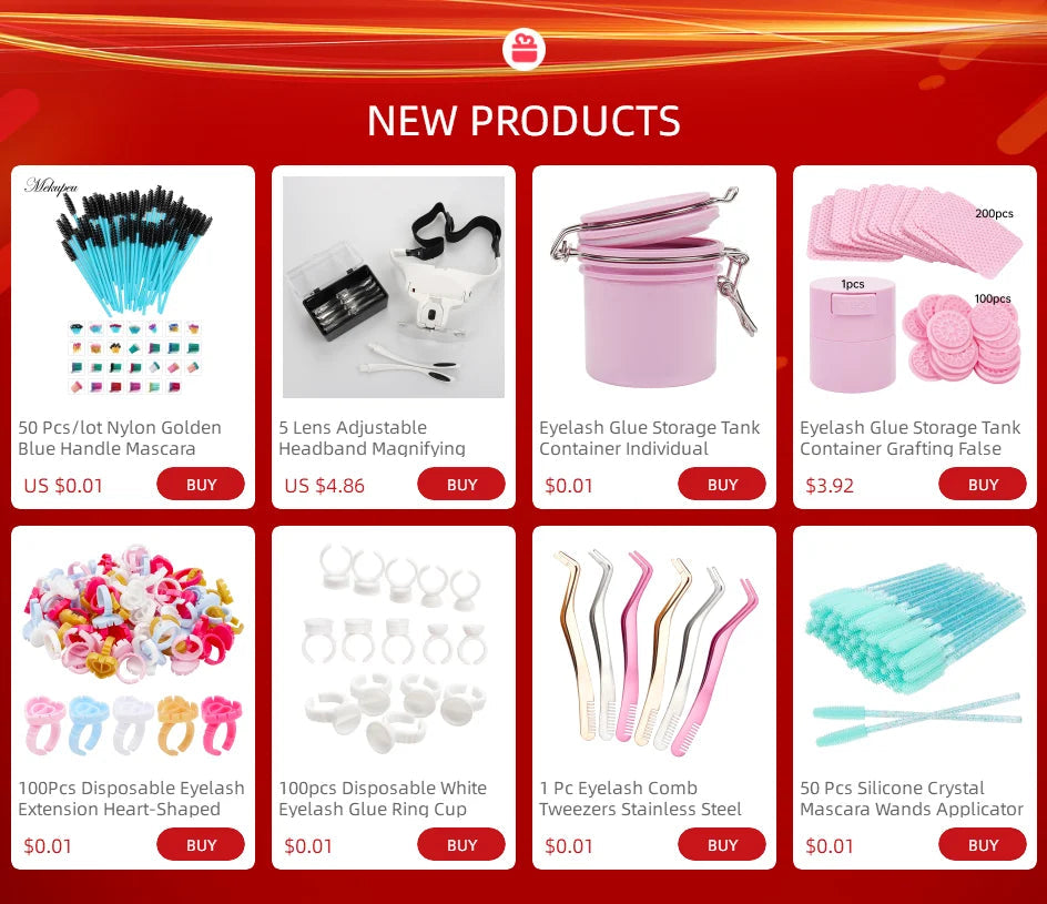 Acrylic Eyelash Display Palette Grafting false lashes Pallet Bandage Lash Glue Pad Eyelash Stand Holder Extension Makeup Tools Viralgem Store