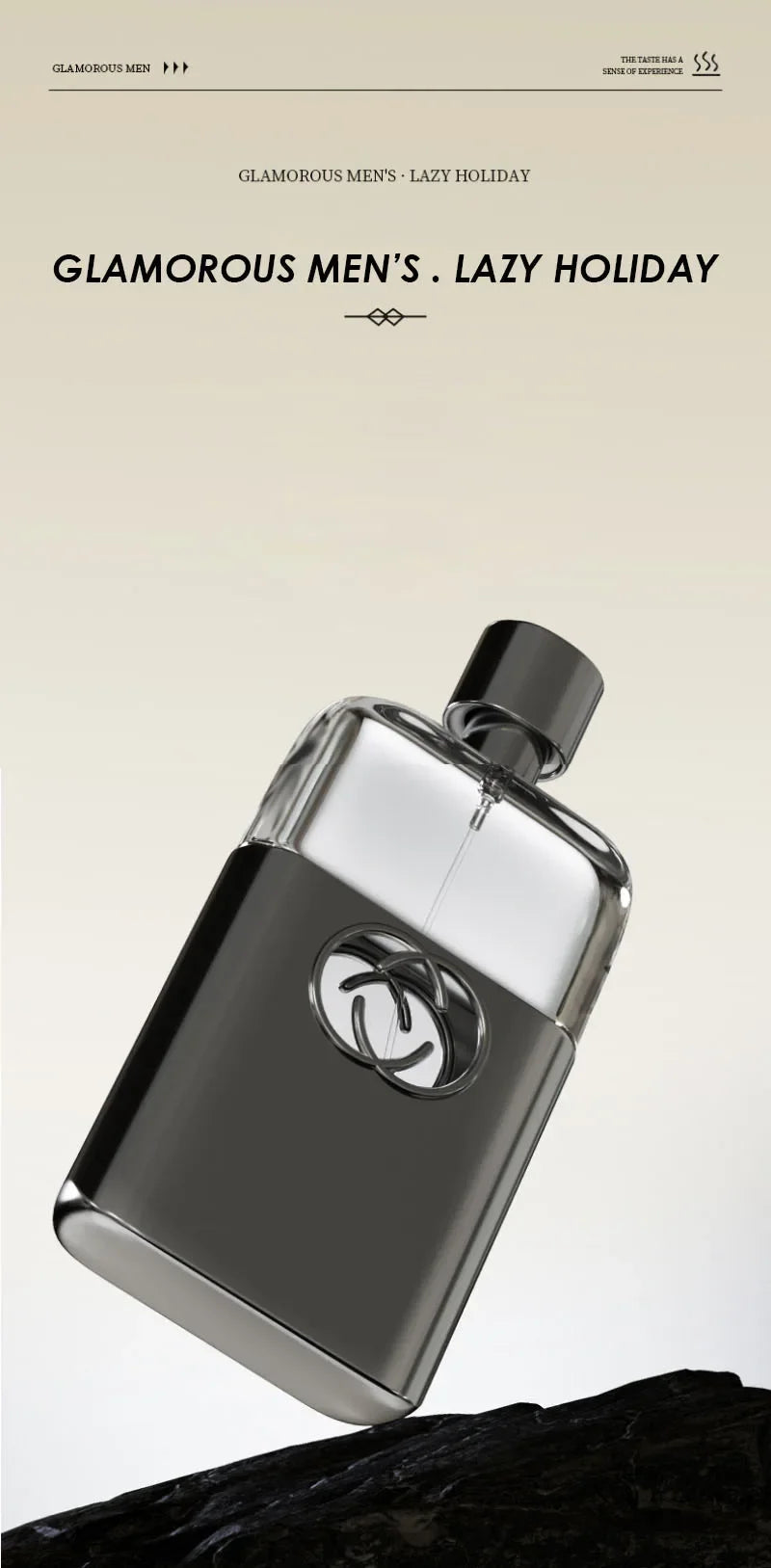 75ml Men's Perfume Eau De Parfum Homme Spray - Male Body Mist Cologne Fresh Scent Woody Notes Long Lasting Fragrance Viralgem Store