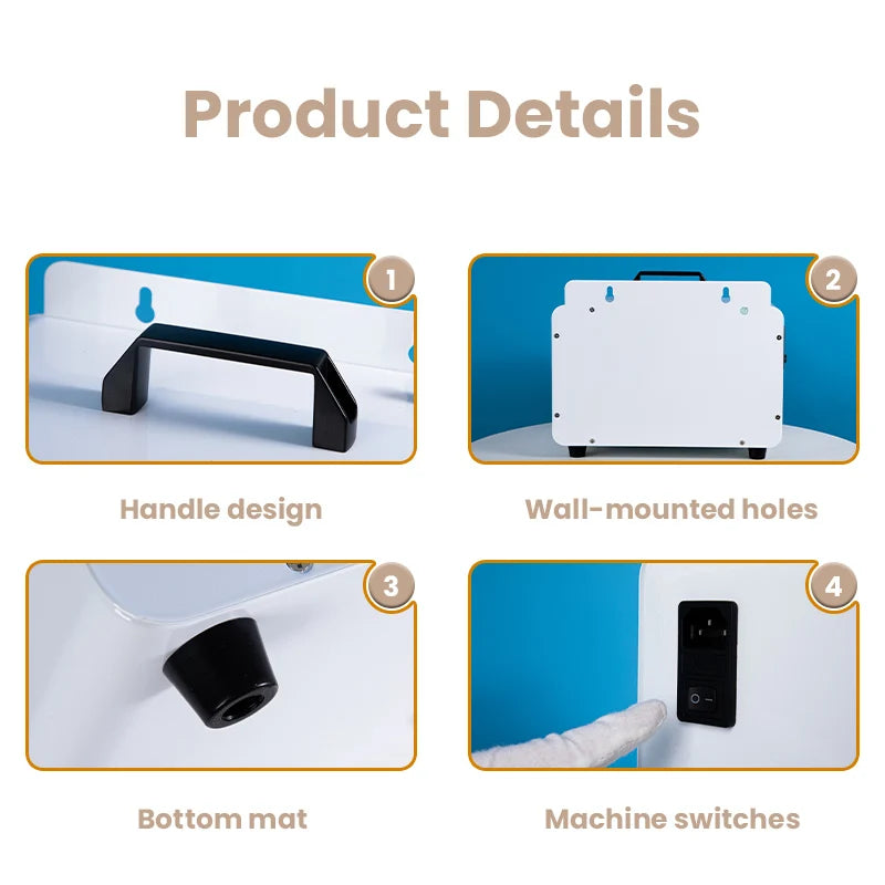 10000m³ Metal Aroma Diffuser 2000ML Perfume Flavoring Essential Oils Capacity Commercial Fragrance Electric Smell for Home WIFI Viralgem Store