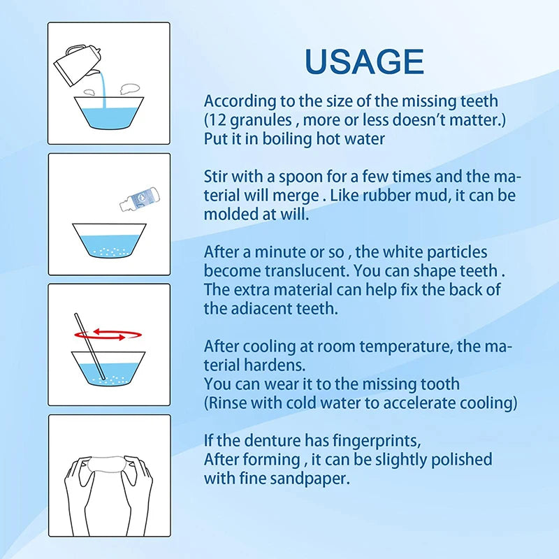 10g-30g Temporary Tooth Repair Kit Teeth And Gaps FalseTeeth Solid Glue Denture Adhesive Teeth Whitening Tooth Beauty Tool Viralgem Store