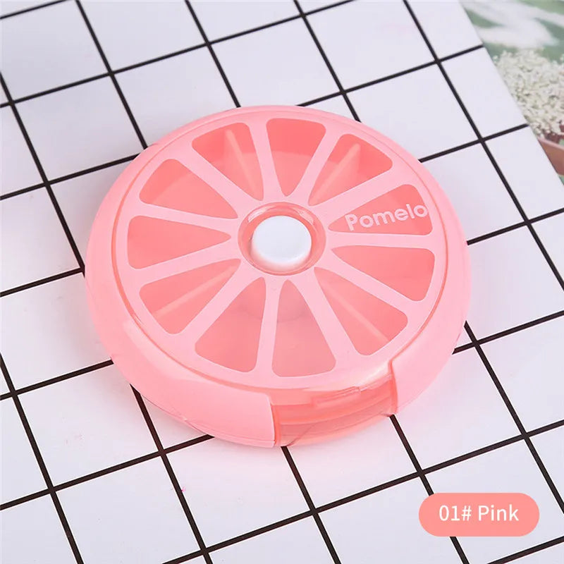 1pc Portable Weekly 7 Days Pill Box Holder Medicine Storage Organizer Case Travel Pill Case Container