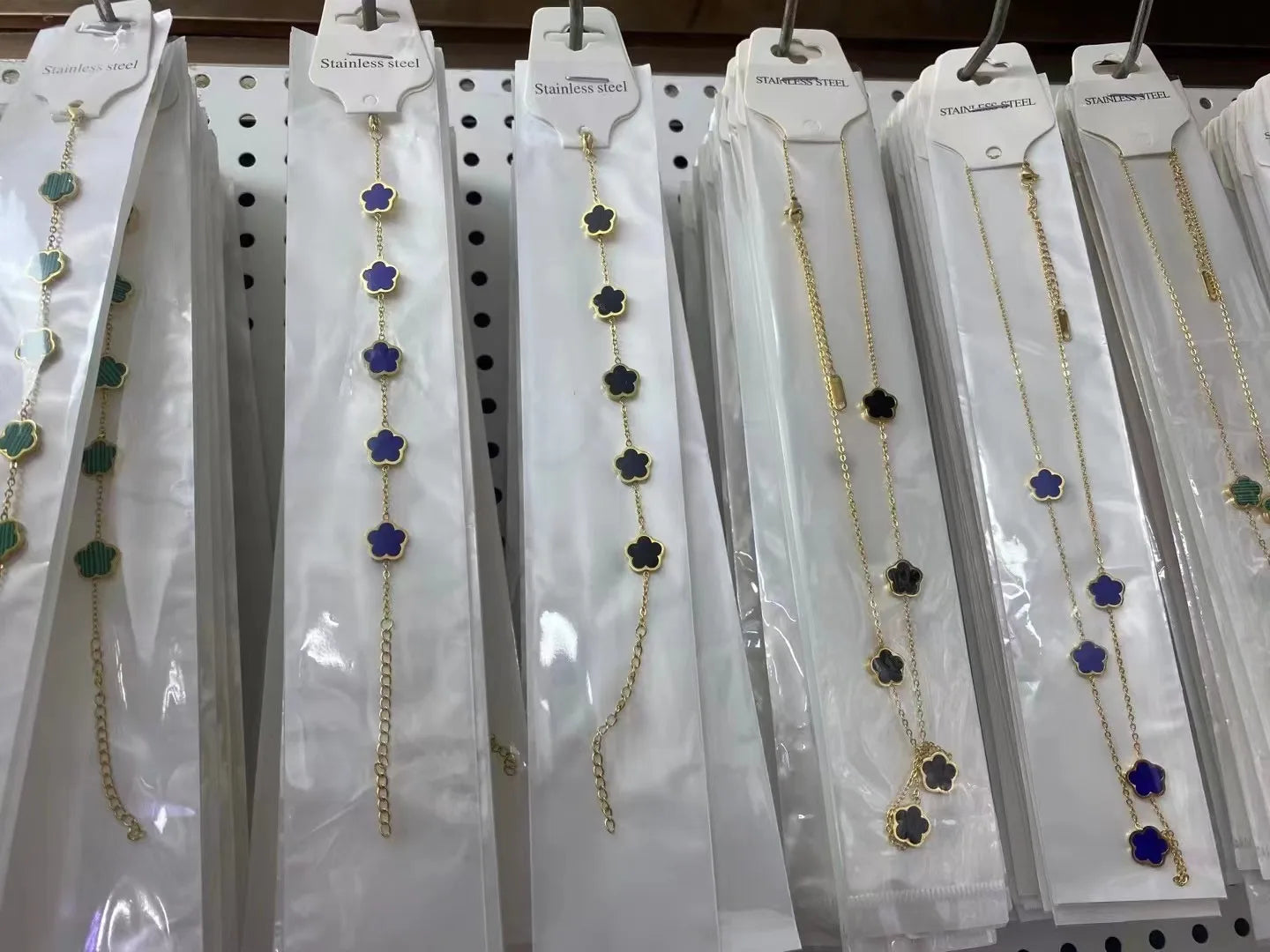 Stainless Steel Non Fading Minimalist Creative Plant Live Leaf Petal Flower Pendant Necklace Earrings Bracelet Jewelry Set Viralgem Store