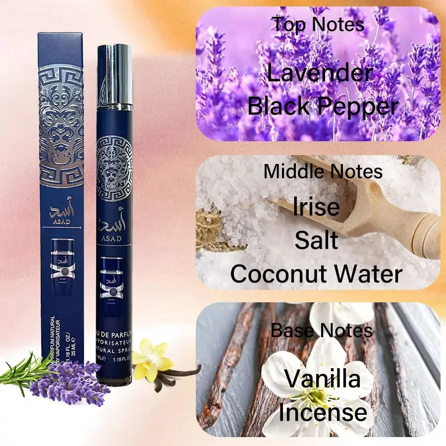 35ml Small Test Tube Arabian Perfumes Lasting Fragrance Spray Floral Scent Eau De Parfum Cologne Deodorants High Quality Gifts