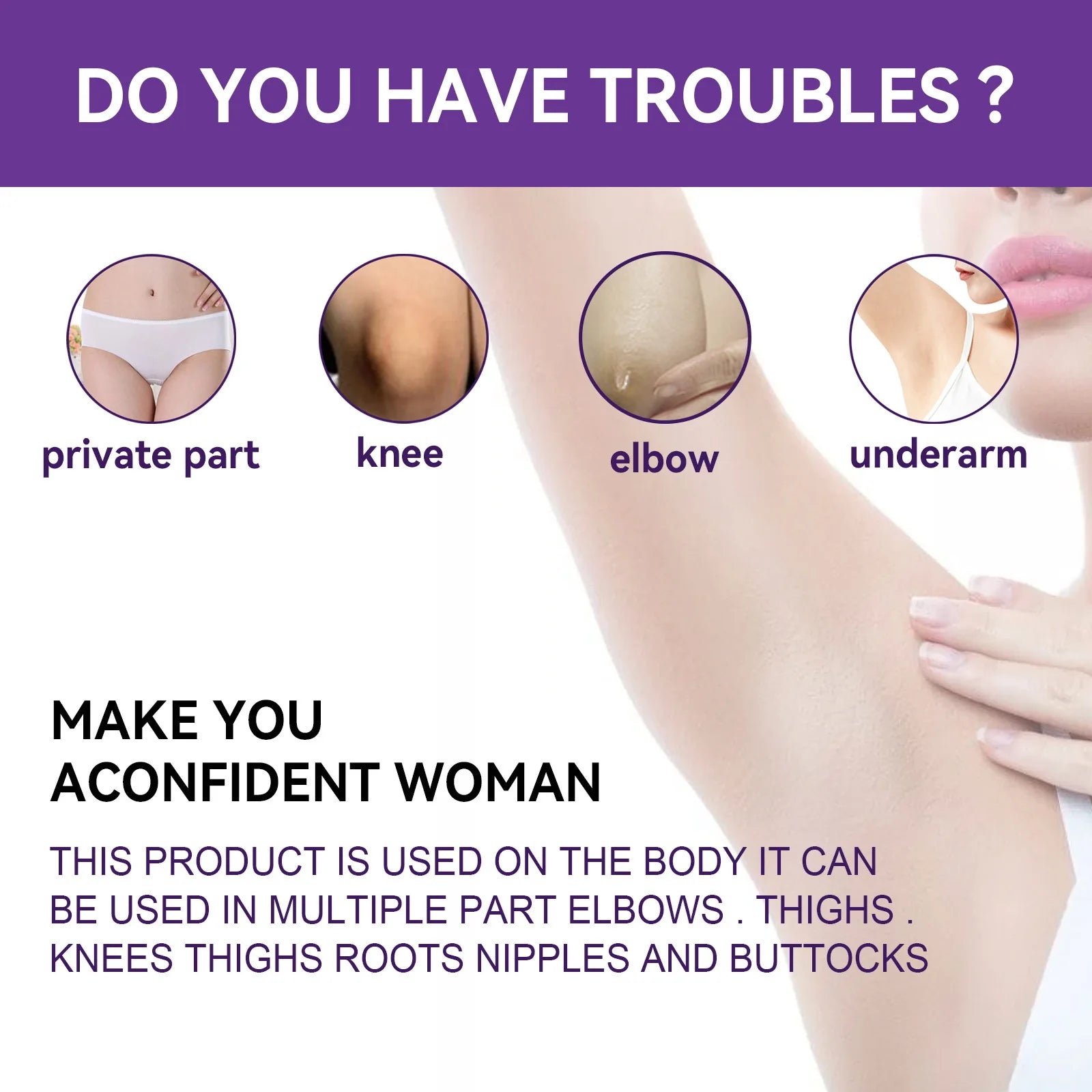 Whitening Cream Private Parts Underarm Bleaching Serum Whiten Butt Knee Brighten Intimate Parts Dark Remove Melanin Viralgem Store