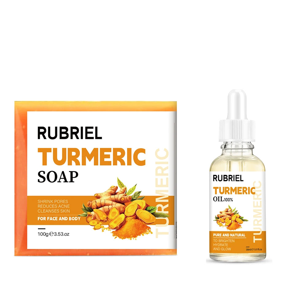 100g  Original Turmeric Soap For Dark Spot Skin Whitening Facial Body Hand Make Soap Bar Deep Cleaning Ginger Moisturizing Viralgem Store