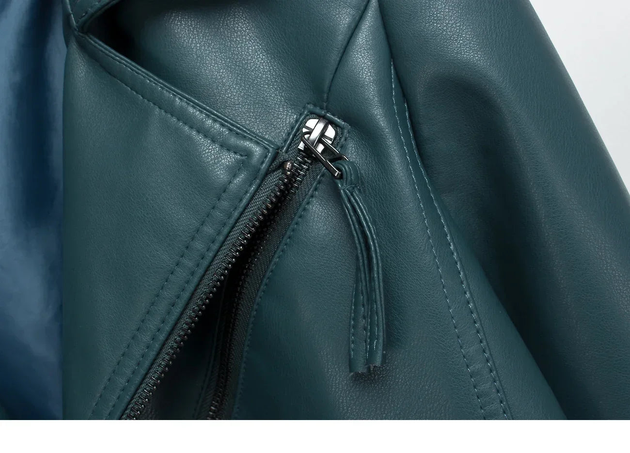 Spring Autumn Vintage Faux Leather Jacket Women Brown Moto Biker  Leather Coats Casual Street Wear Zipper PU Basic Outwear