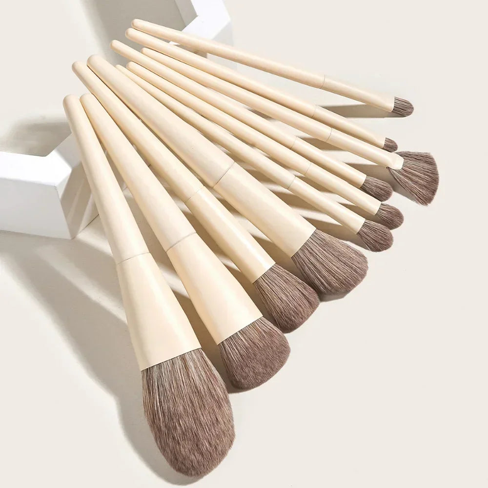 8-13Pcs Soft Makeup Brushes Set Eye Shadow Foundation Brush Women Cosmetic Brush Powder Blush Blending Brush Make Up Beauty Tool