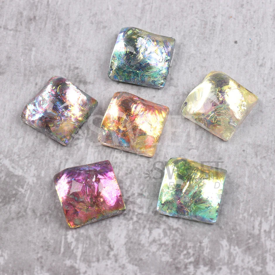 12 Grids Opal Dream Crystal Sequins Nail Flake Galaxy Iridescent Aurora 3D Paillette for Winter Autumn Manicure Decoration SWYFH Viralgem Store