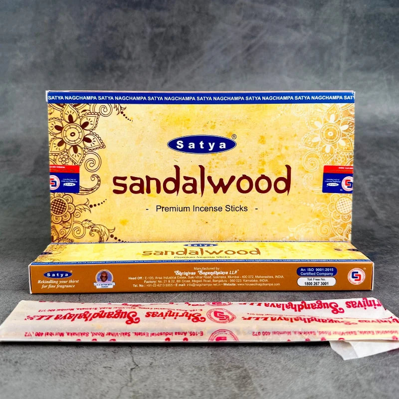 5BOX Indian Incense Sticks White Sage Sandalwood Natural Household Indoor Clean Air NAG Champa Satya Handmade Lavender Incenso
