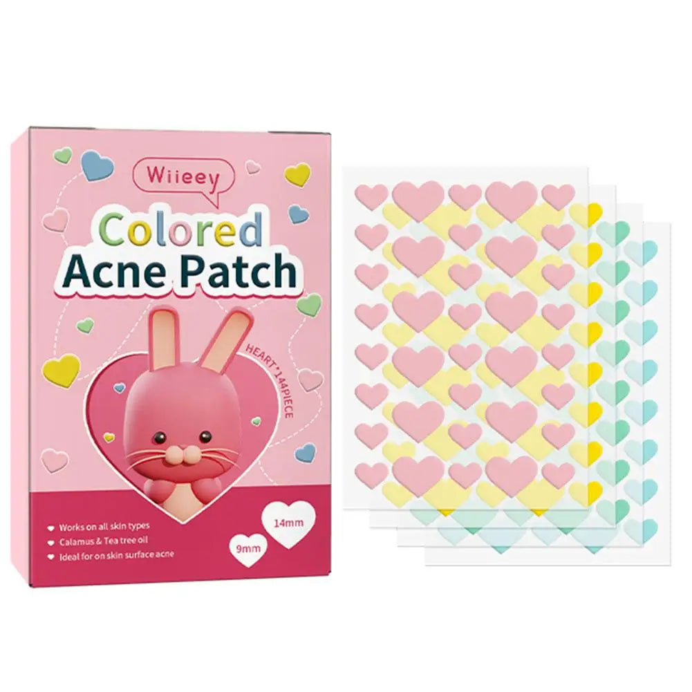 144PCS Star Pimple Patch Acne Colorful Invisible Acne Removal Skin Care Stickers Concealer Face Spot Beauty Makeup Tools Viralgem Store