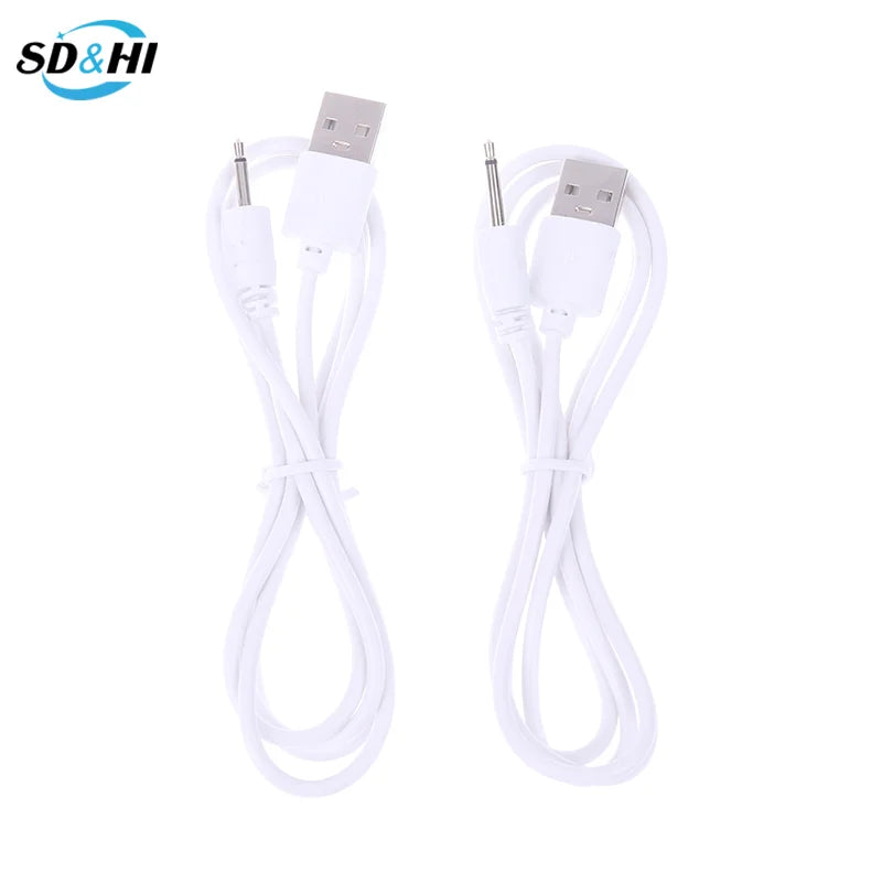 1pcs USB DC 2.5 Vibrator Charger Cable Audio Power Cord For Rechargeable Vibrators Massagers Accessories USB Power Supply Viralgem Store