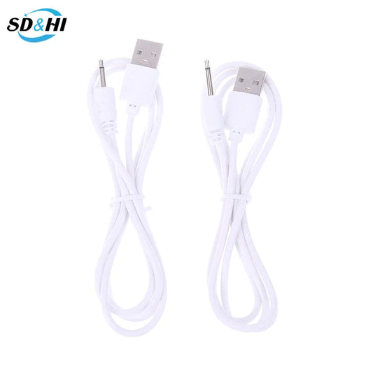 1pcs USB DC 2.5 Vibrator Charger Cable Audio Power Cord For Rechargeable Vibrators Massagers Accessories USB Power Supply Viralgem Store