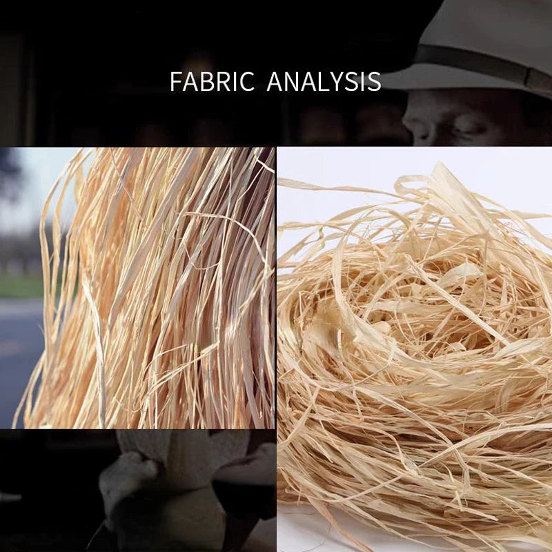 XL Large Size 61cm Panama Straw Hat for Woman and Man Foldable Straw Woven Sun Hat UPF 50+ Uv Sun Protection Shading Summer  Hat