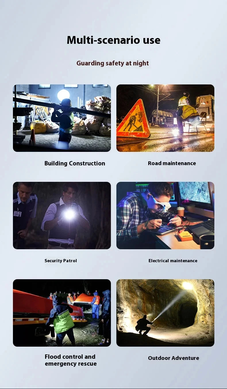 2025 New Philips SFL3121 USB Rechargeable Flashlight, Outdoor Search and Rescue, Rescue Operations, Emergency Rescue Flashlight Viralgem Store