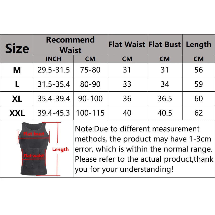 YBFDO Men Body Shaper Slimming Compression Vest Undershirt Seamless Waist Trainer Tank Top Belly Control Weight Loss Shapewear Freshlook Styles